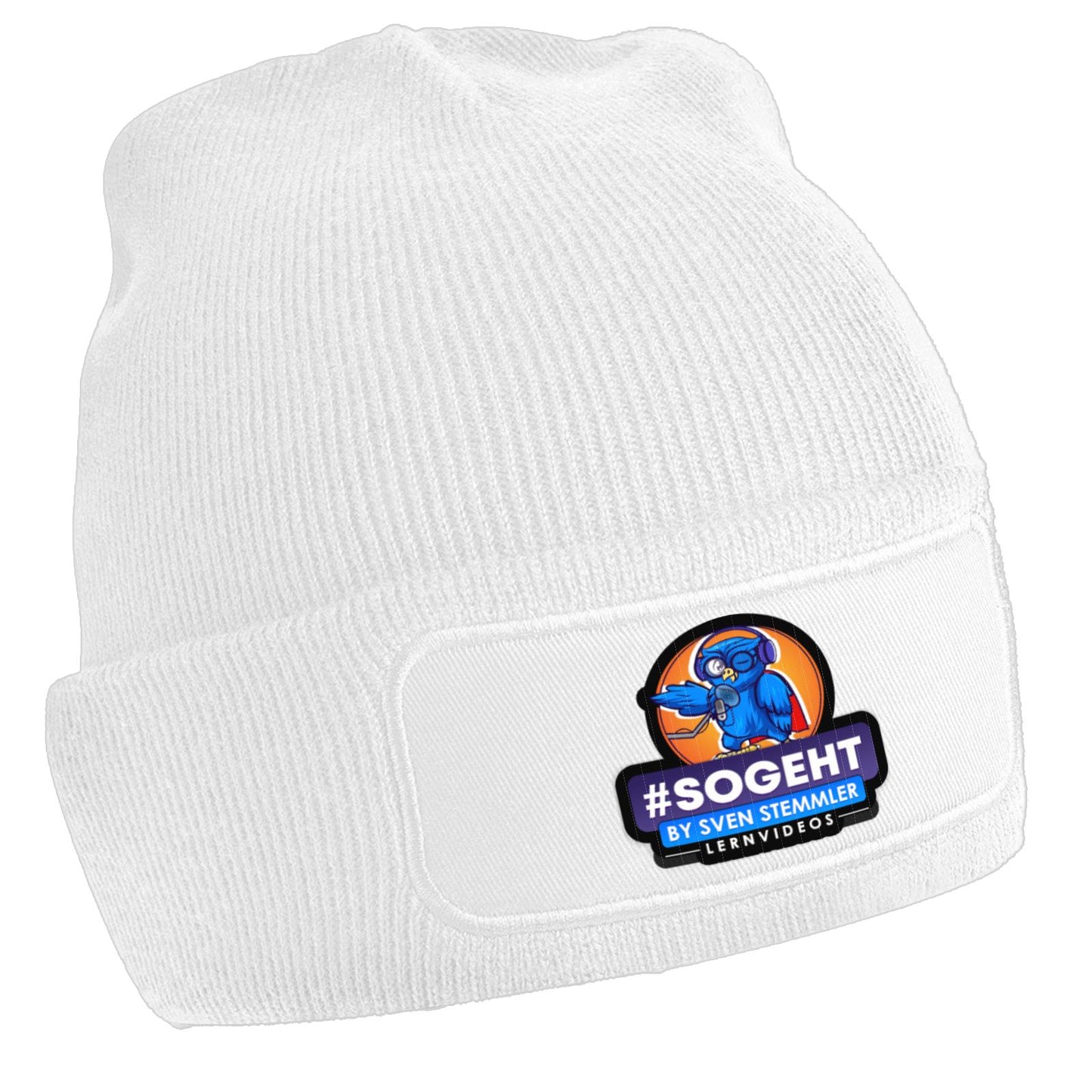 Patch Beanie - Logo mit schwarzem Rand