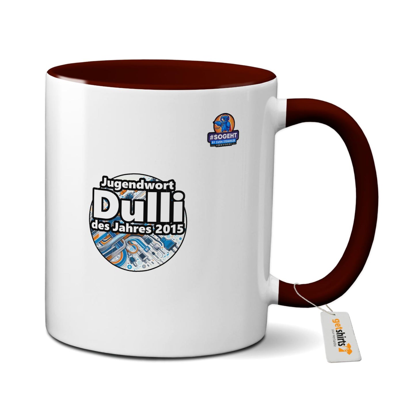 Tasse farbig - Jugendwort Dulli