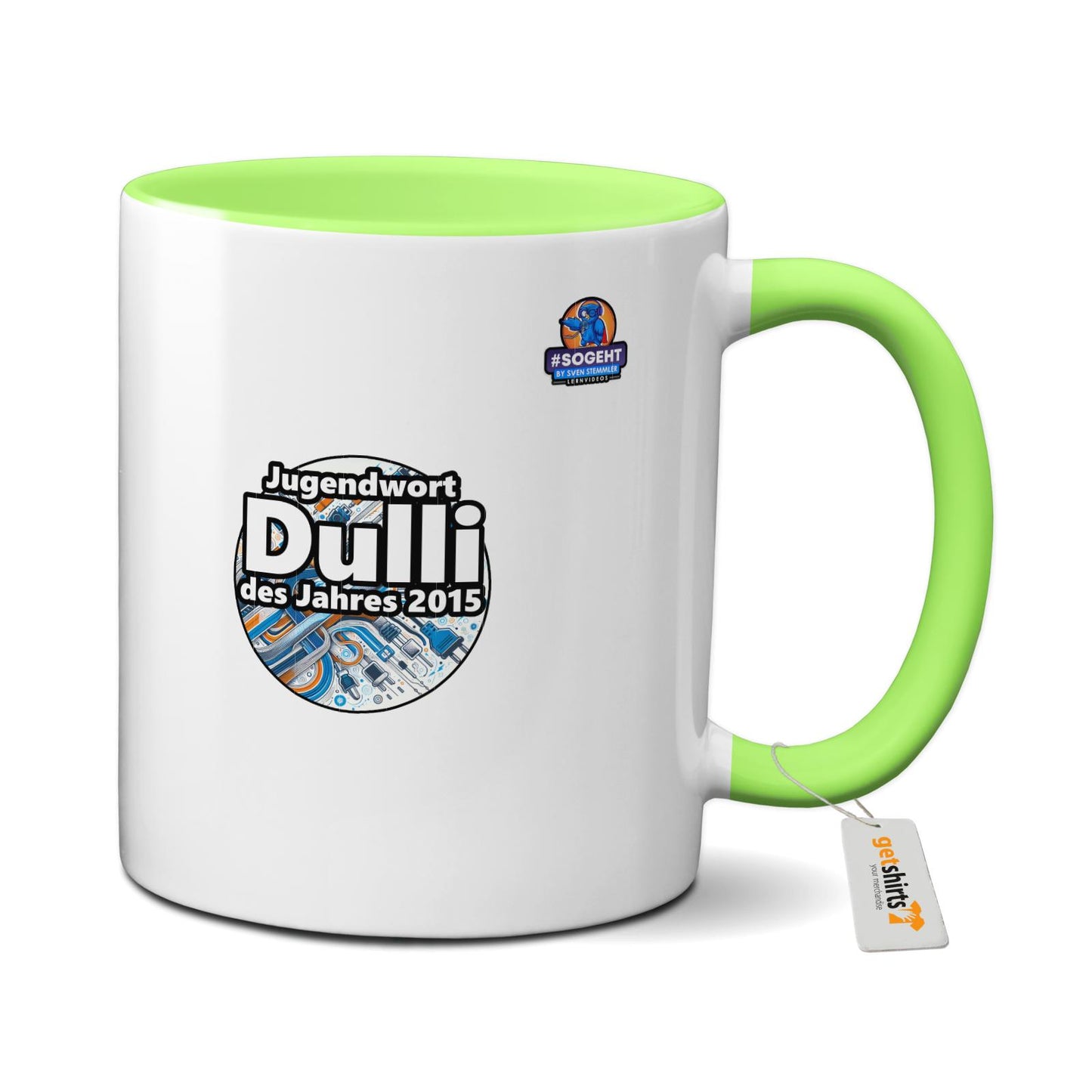 Tasse farbig - Jugendwort Dulli