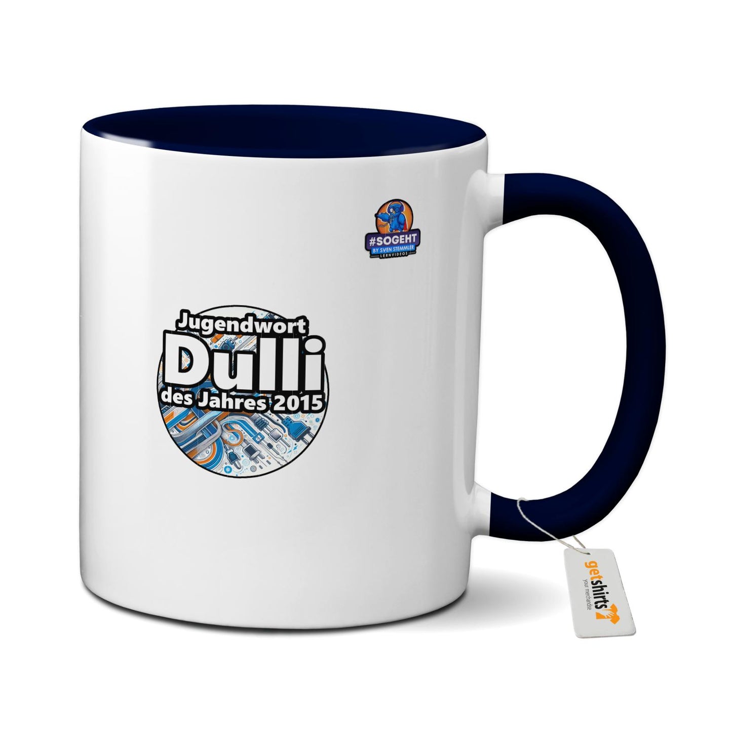 Tasse farbig - Jugendwort Dulli