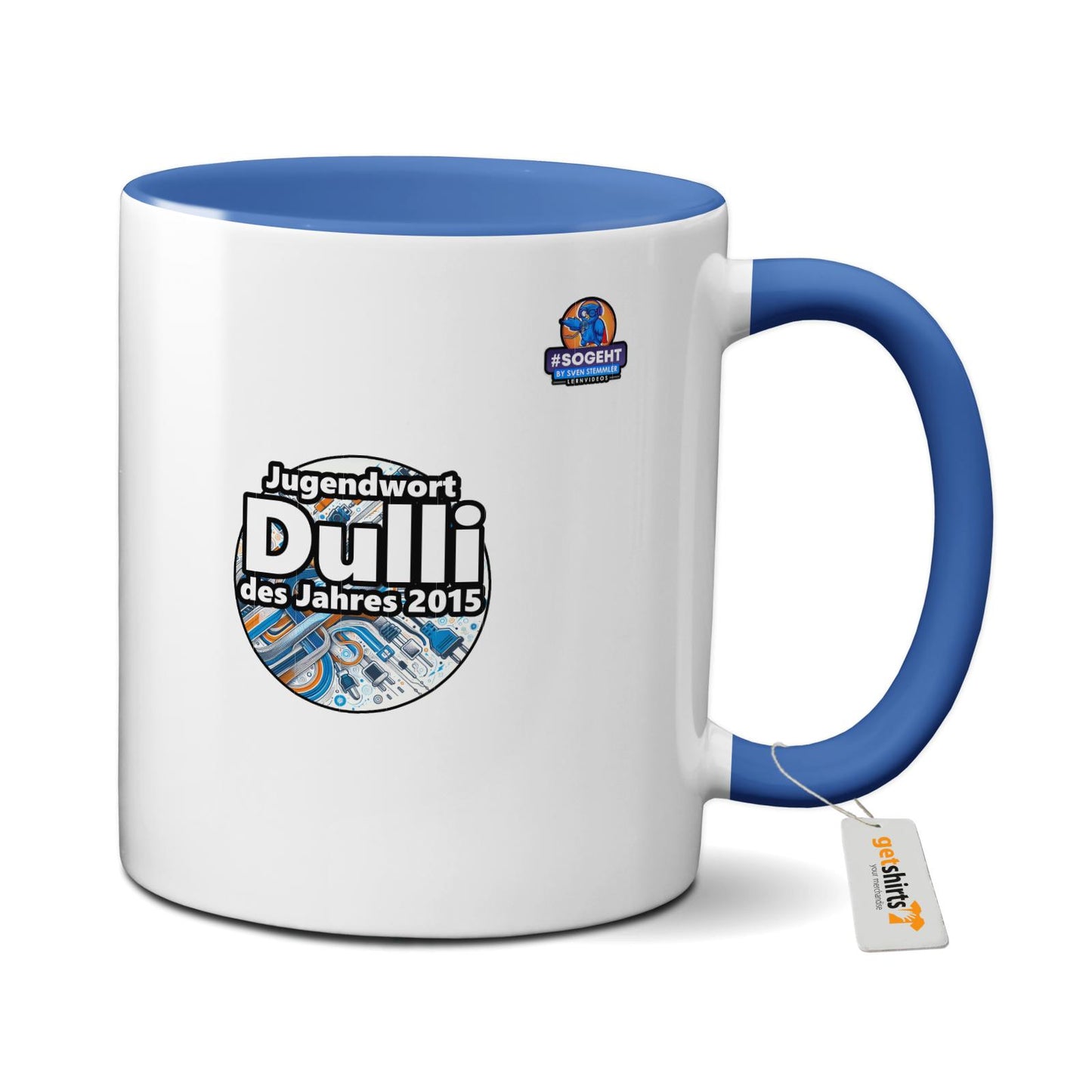 Tasse farbig - Jugendwort Dulli