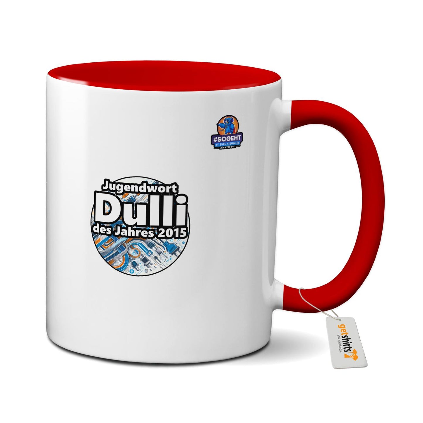 Tasse farbig - Jugendwort Dulli