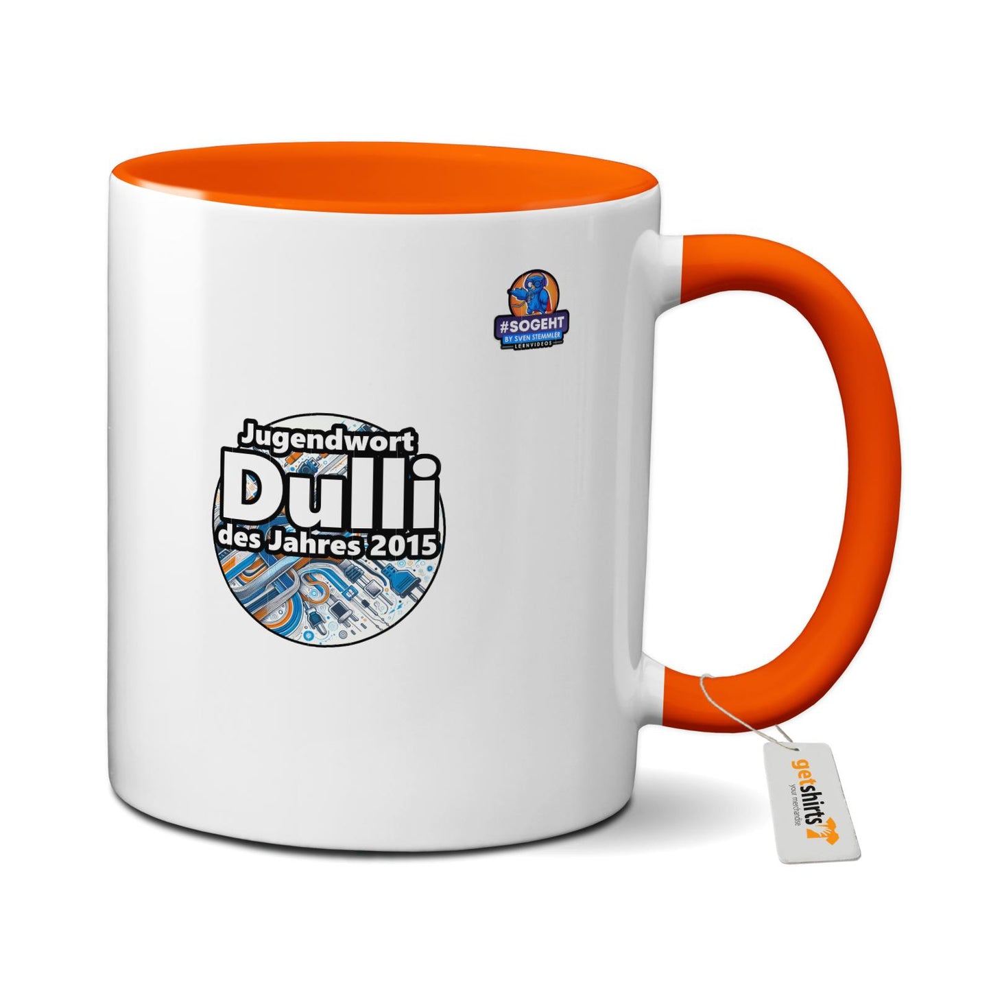 Tasse farbig - Jugendwort Dulli