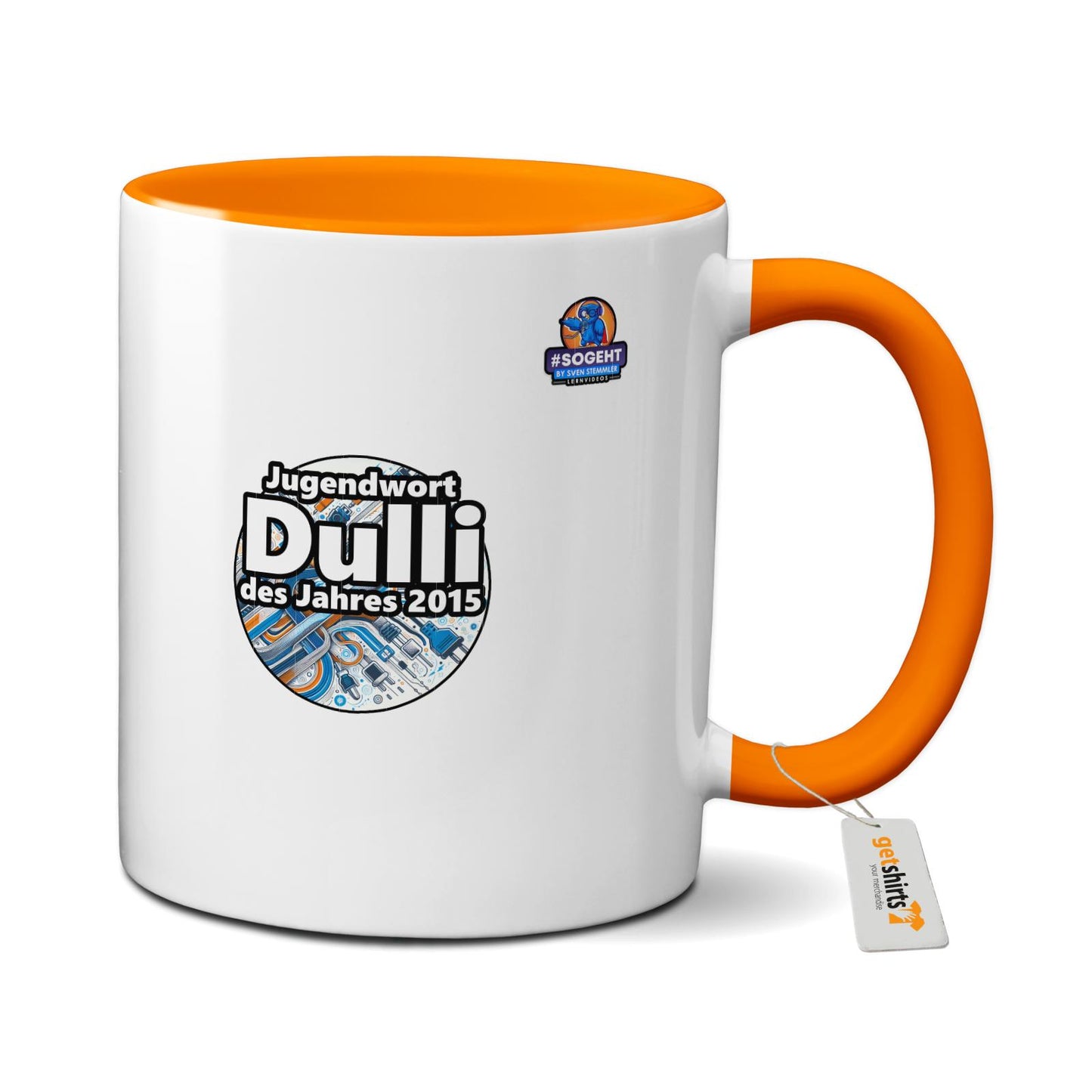 Tasse farbig - Jugendwort Dulli