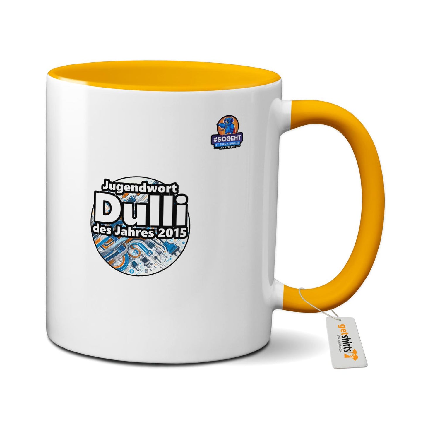 Tasse farbig - Jugendwort Dulli