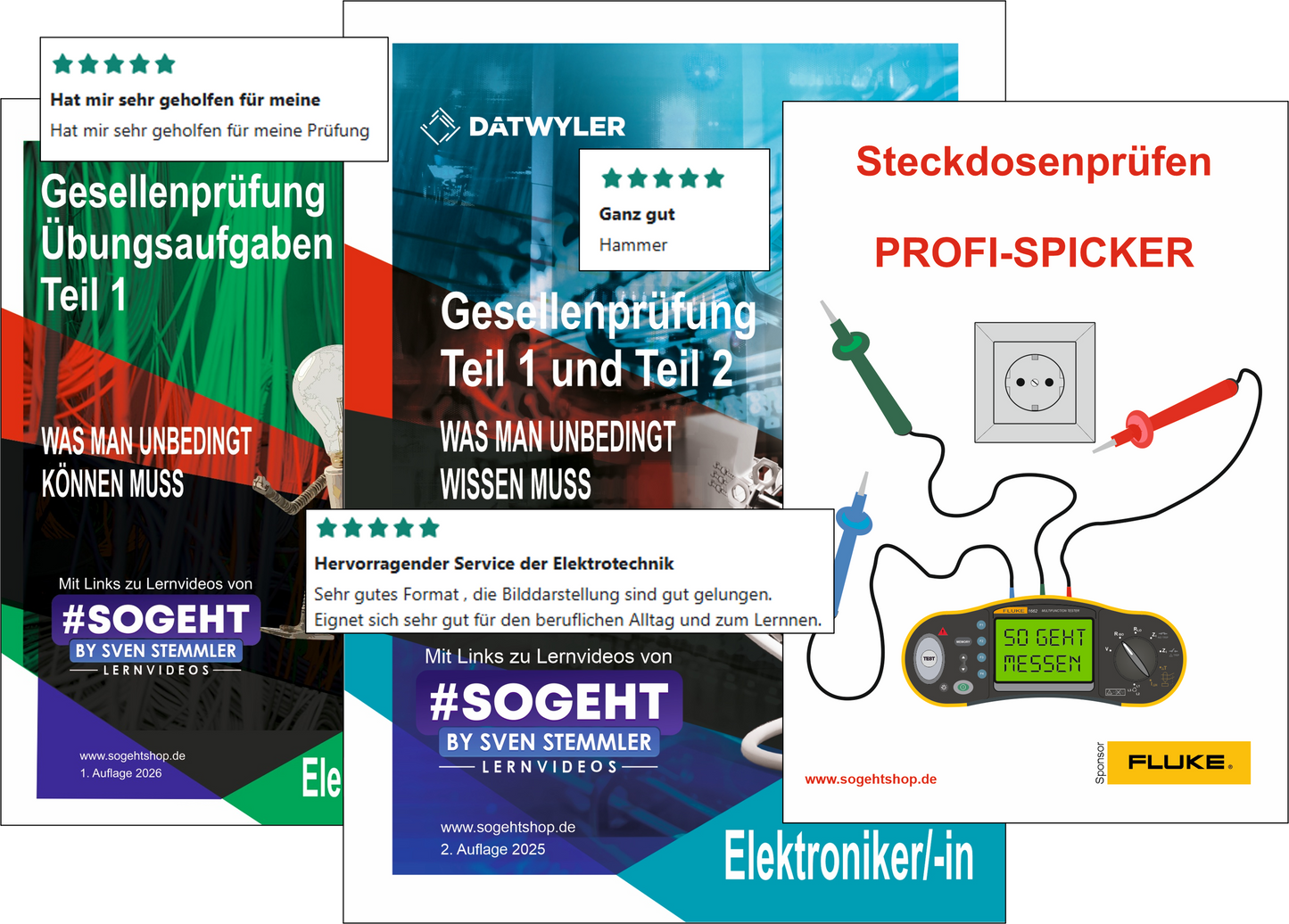Bundle | Gesellenprüfung Teil 1 – Das perfekte Vorbereitungspaket für Elektroniker/-innen