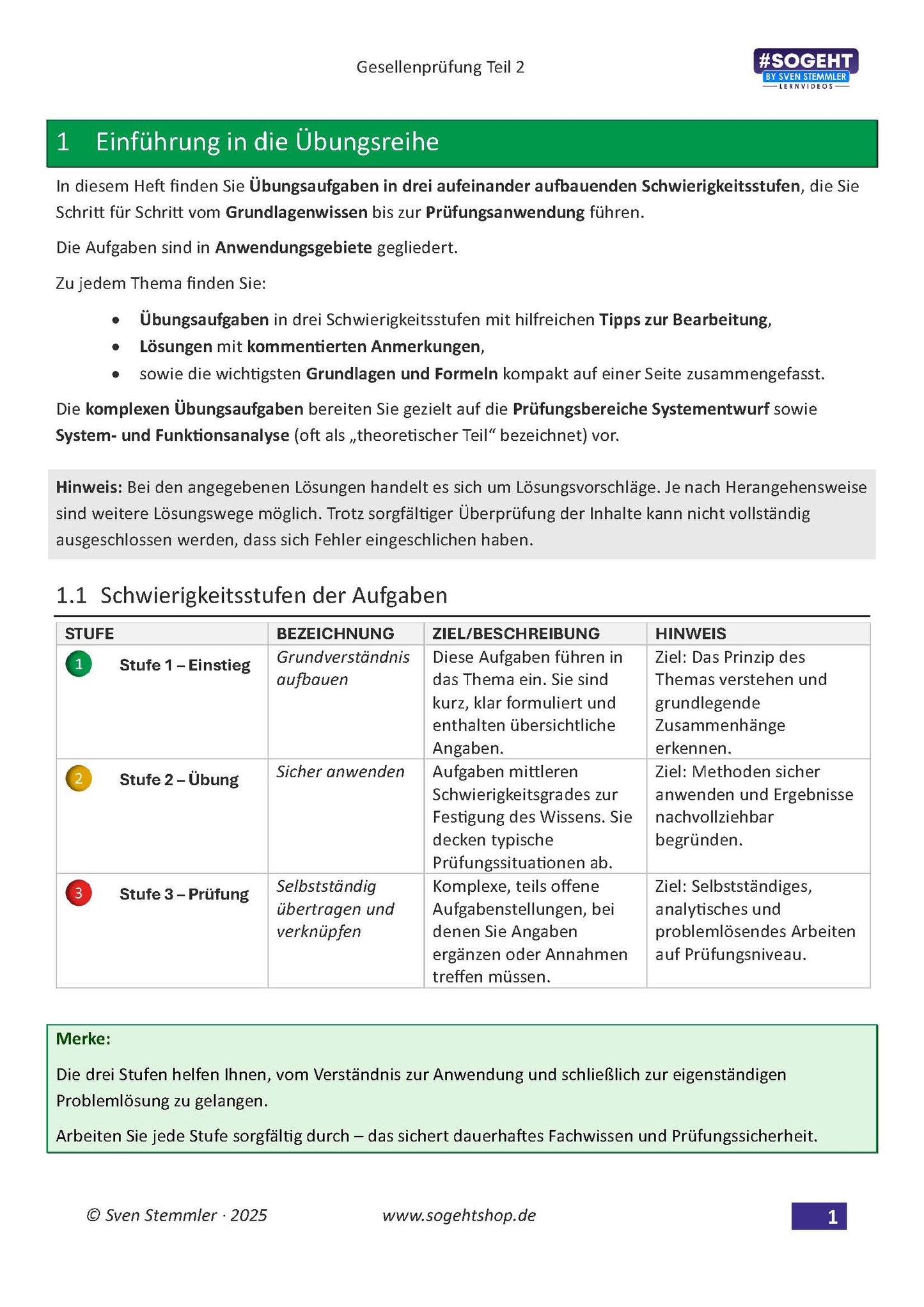 Elektroniker/in Übungsreihe – Teil 2: Prüfungsvorbereitung auf die Gesellenprüfung (eBook)