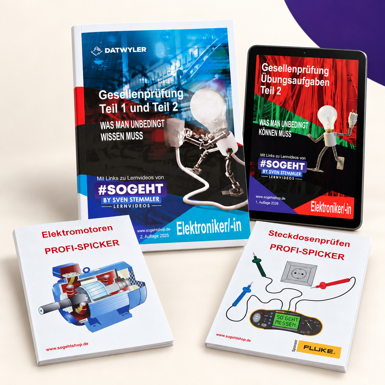 Bundle | Gesellenprüfung Teil 2 – Komplettpaket für Elektroniker/-innen