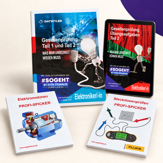 Bundle | Gesellenprüfung Teil 2 – Komplettpaket für Elektroniker/-innen