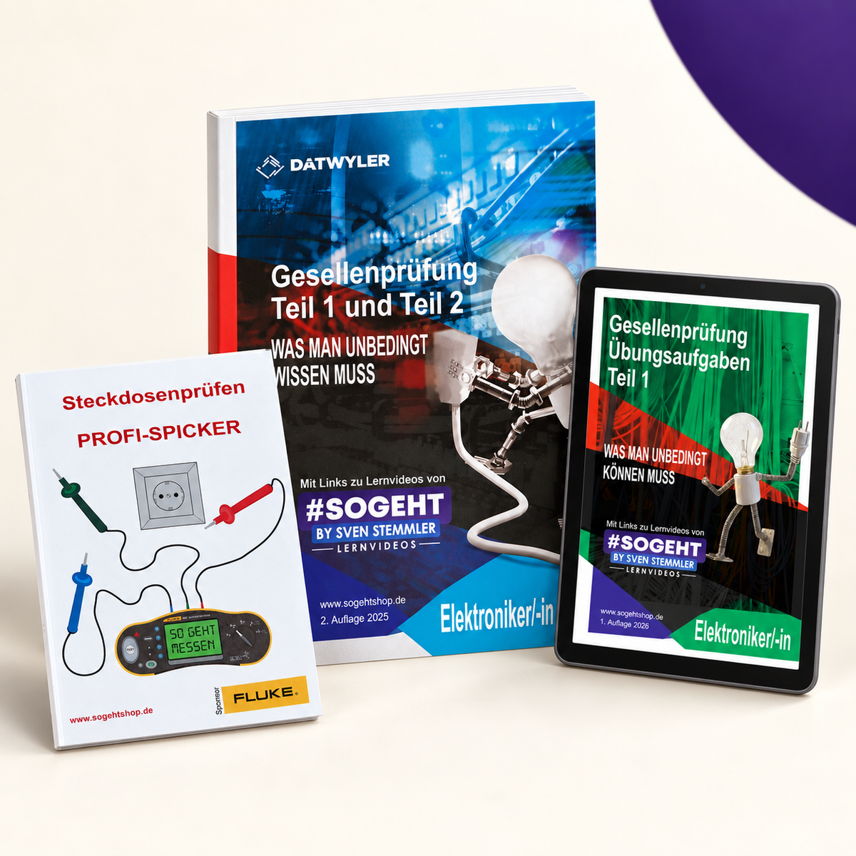 Bundle | Gesellenprüfung Teil 1 – Das perfekte Vorbereitungspaket für Elektroniker/-innen