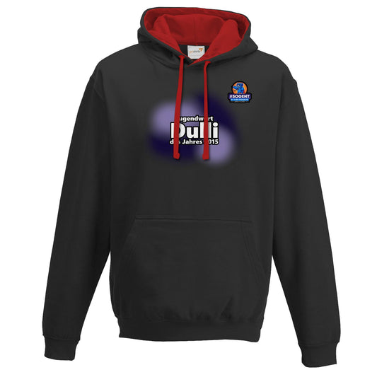 Two-Tone Hoodie - Dulli (bunt)