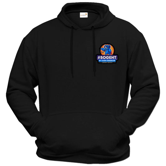 Hoodie Premium FAIR WEAR - Logo mit schwarzem Rand